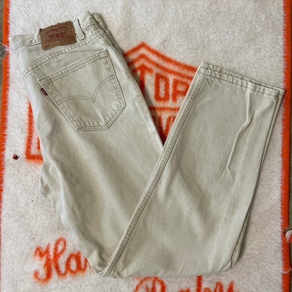 Cream USA made 550 levis - Picture 1 of 3